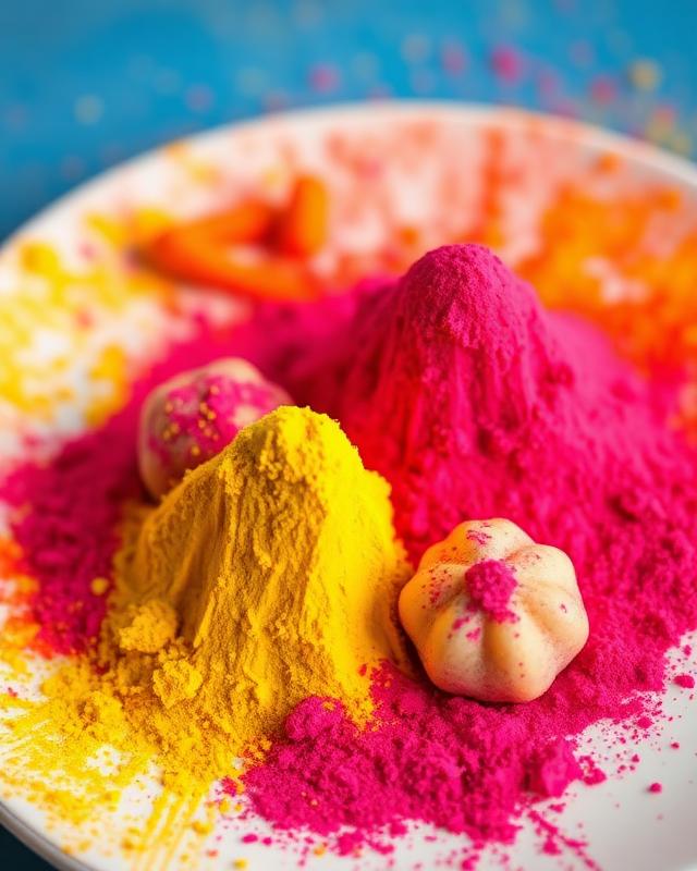 Holi sweets and celebration